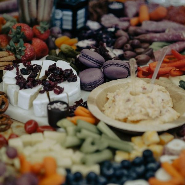 Cherry Brass Handles Serving Tray