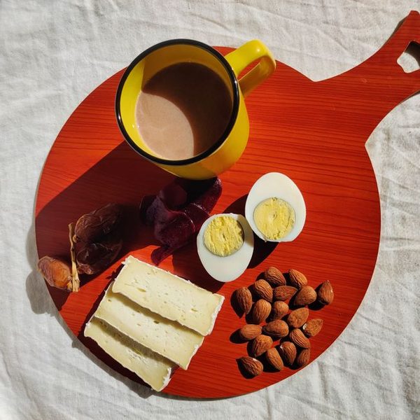 Reclaimed Oak Brass Handles Cheese Slab