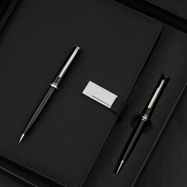 Leather-Wrapped Card Holder