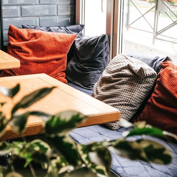 Linen Olive Green Outdoor Pillow