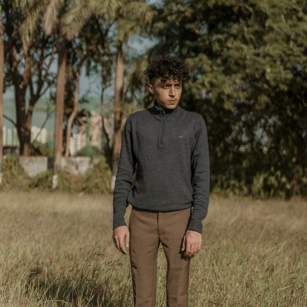 Hand-Knit Wool Linen Shirt