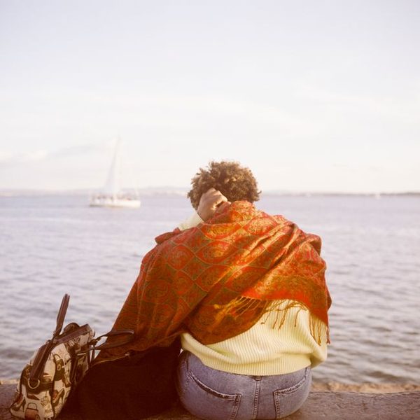 Hand-Loomed Muted Earth Silk Scarf
